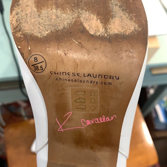 Kristin cavallari Chinese Laundry white booties - Picture 4 of 4